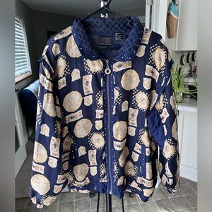 Mureli Silk Polo Jacket